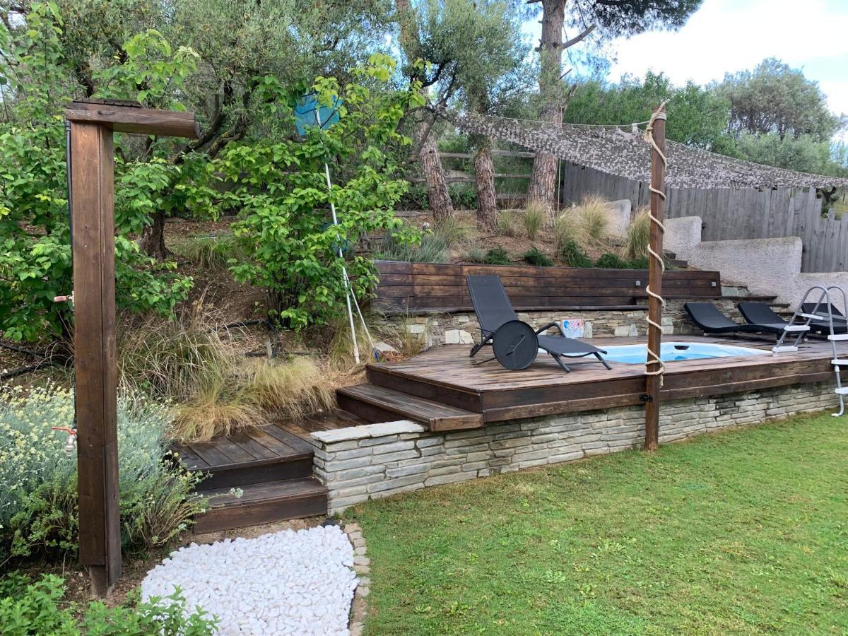 Sea View Villa In Olive Garden Nea Kallikrateia Exterior photo
