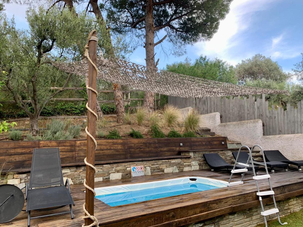 Sea View Villa In Olive Garden Nea Kallikrateia Exterior photo