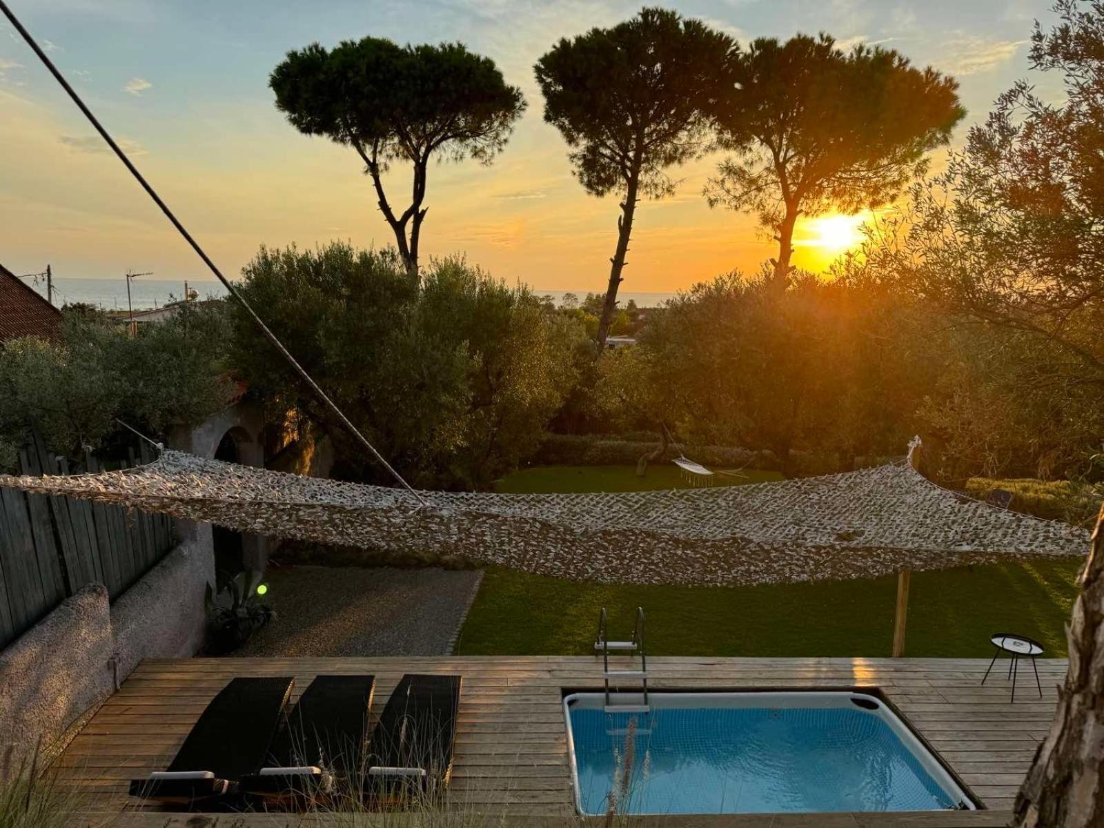 Sea View Villa In Olive Garden Nea Kallikrateia Exterior photo